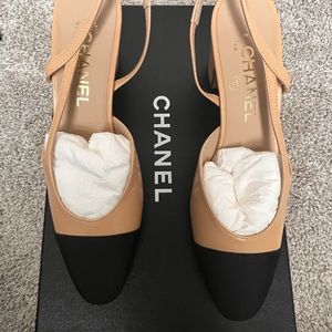 Chanel slingbacks size 37 NIB